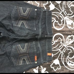 Men's "Standard" 7 For All Mankind denim. Size 28