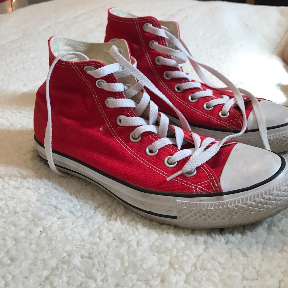 Red chuck taylors