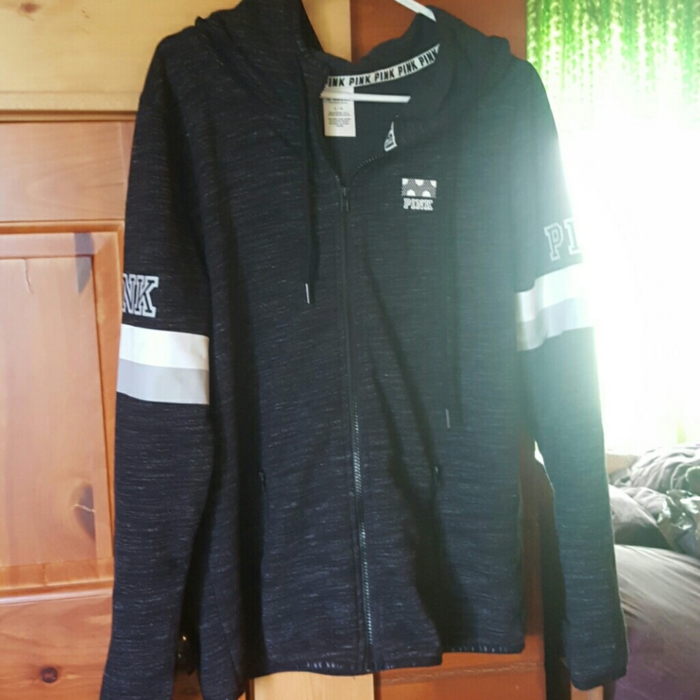 Victoria's secret zip up hoodie with thumbholes