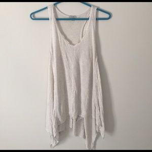 ecoté flowy cream colored tank top