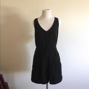 Silence and Noise button down onesie