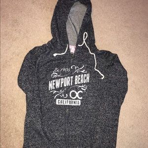 MV Sport zipup Newport Beach OC hooded sweatshirt