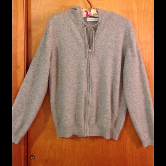 pursuits, ltd Sweaters - cashmere zipper hoodie size L