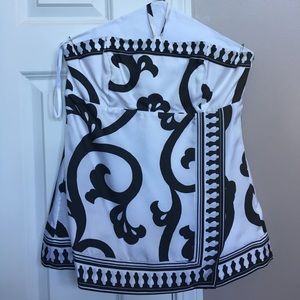 EEUC White House Black Market Silk Halter, size 6