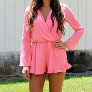 Pink romper
