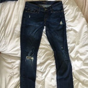Levi's Distressed Dark Denim