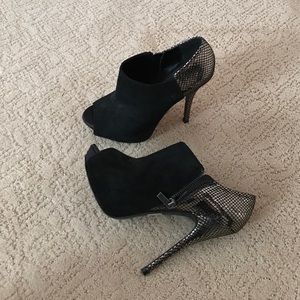 Aldo Peep Toe Suade Pumps