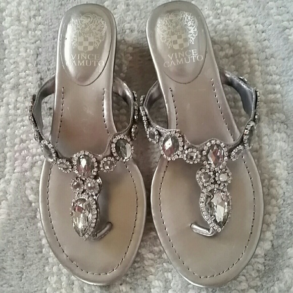 vince camuto jeweled sandals