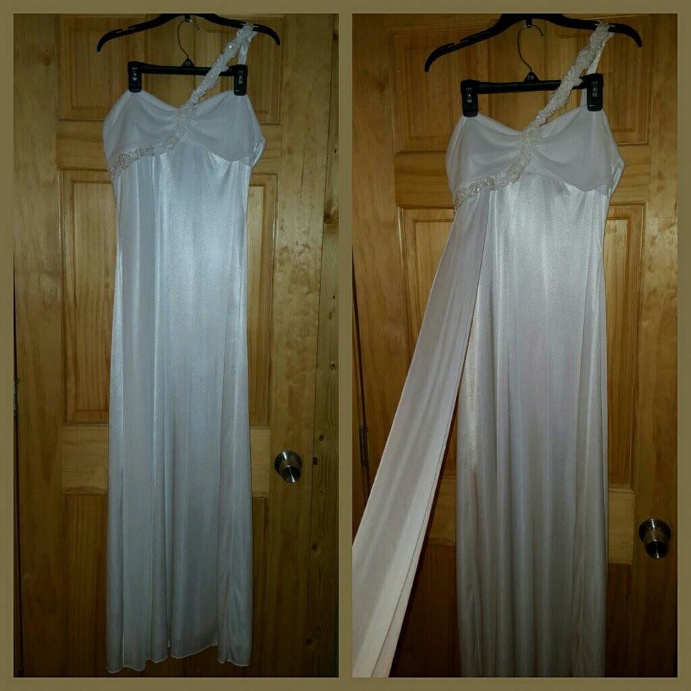 FINAL MARK DOWN ~ Deb Long White Dress