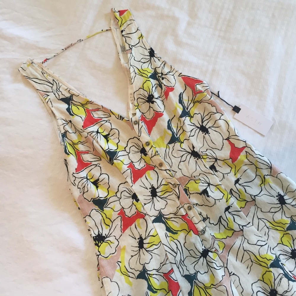 ASTR Beatriz Floral Romper