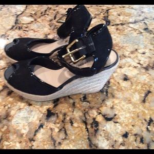 Espadrilles wedges in black