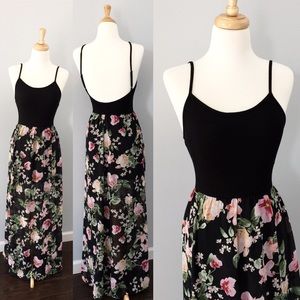 Forever 21 Floral Skirt Maxi Dress 🌺🌸