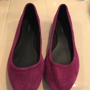 And Taylor leather suede ballet flats 8 1/2
