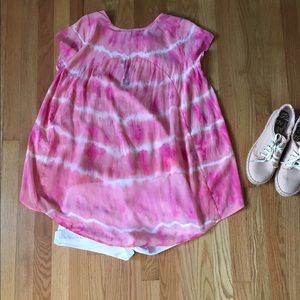 Gypsy 05 Tops - Gypsy 05 Silk tie dye hi lo top Gypsy 05 Tops - Gypsy 05 Silk tie dye hi lo top