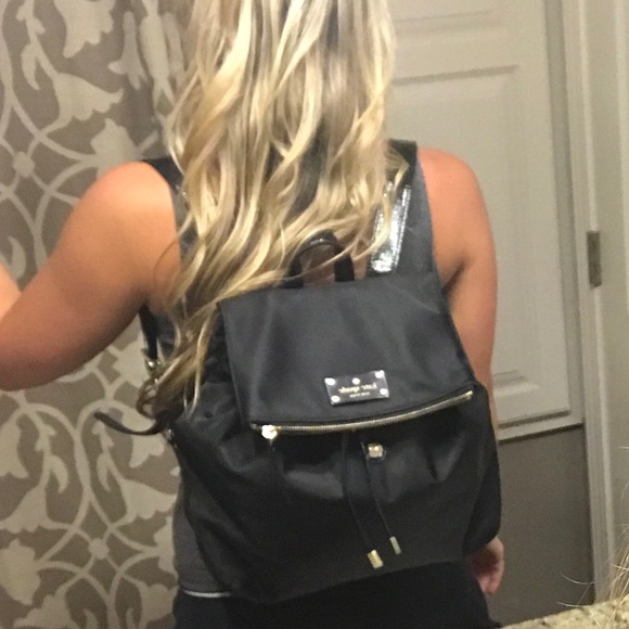 Kate Spade Black Bookbag - Picture 7 of 8
