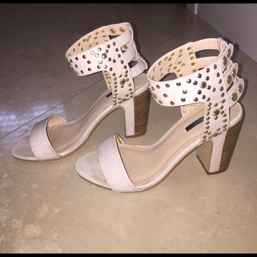 Ankle Cuff Midi Heels