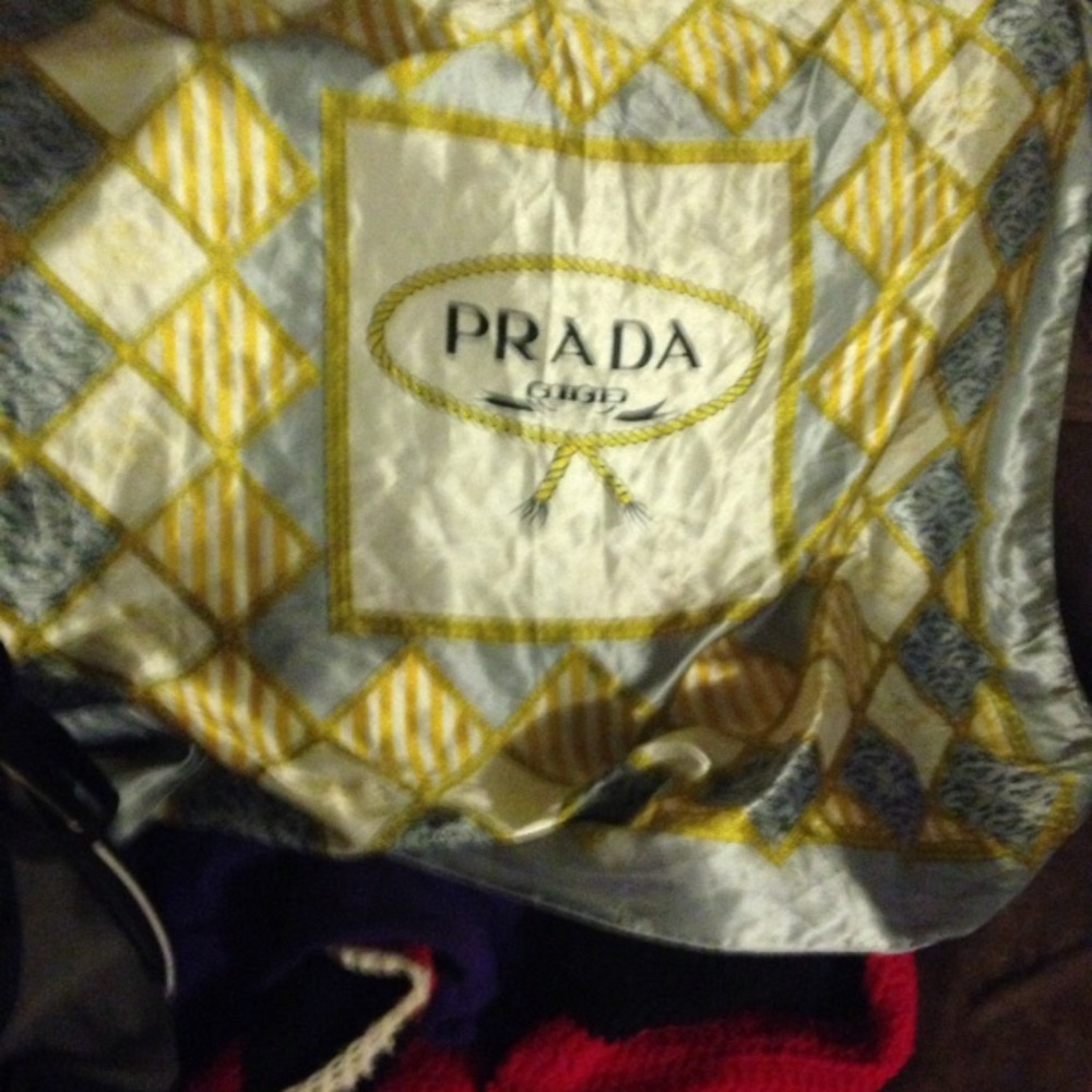 100% silk Prada scarf
