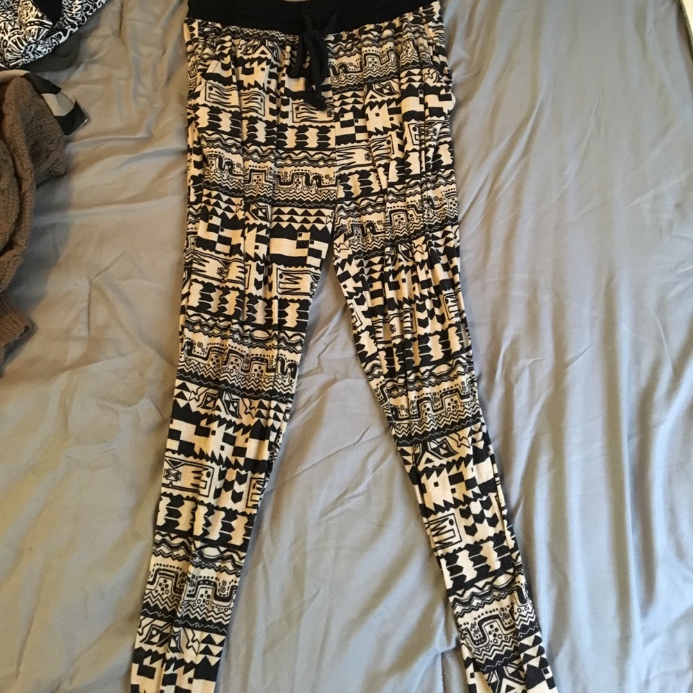 Aztec jogger pants