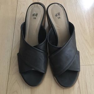 H&M Mules with Block Heel