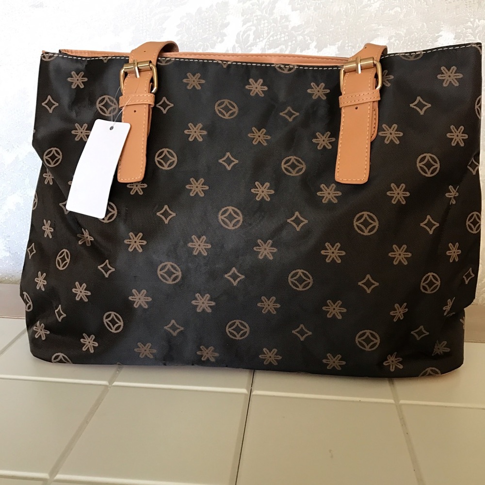 Brand New Brown or Black Large Tote Bag!!!!