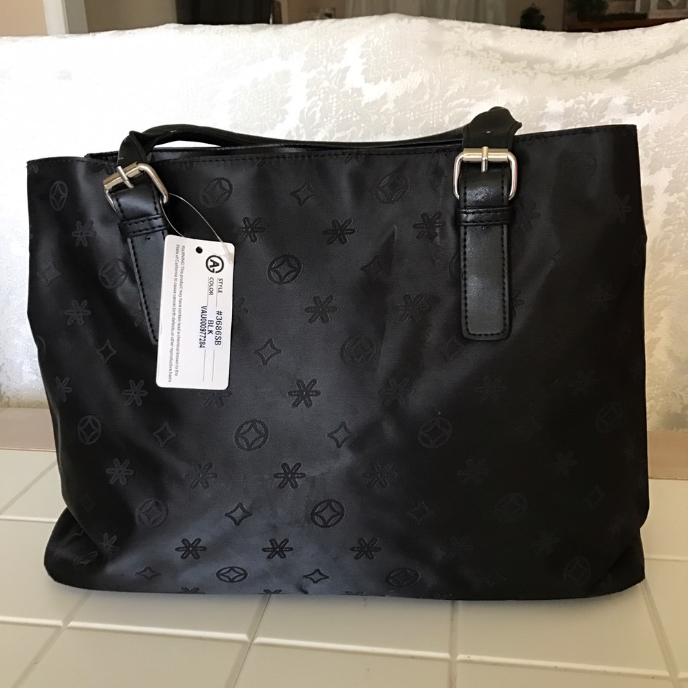 Brand New Black Large Tote Bag!!!!