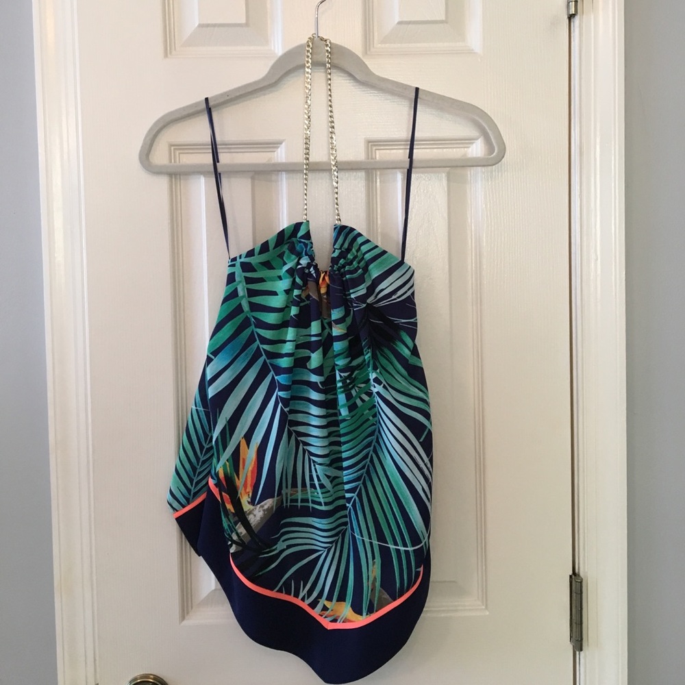 Hawaiian halter summer top