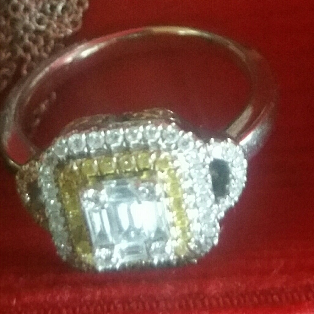14k White Gold Diamond set