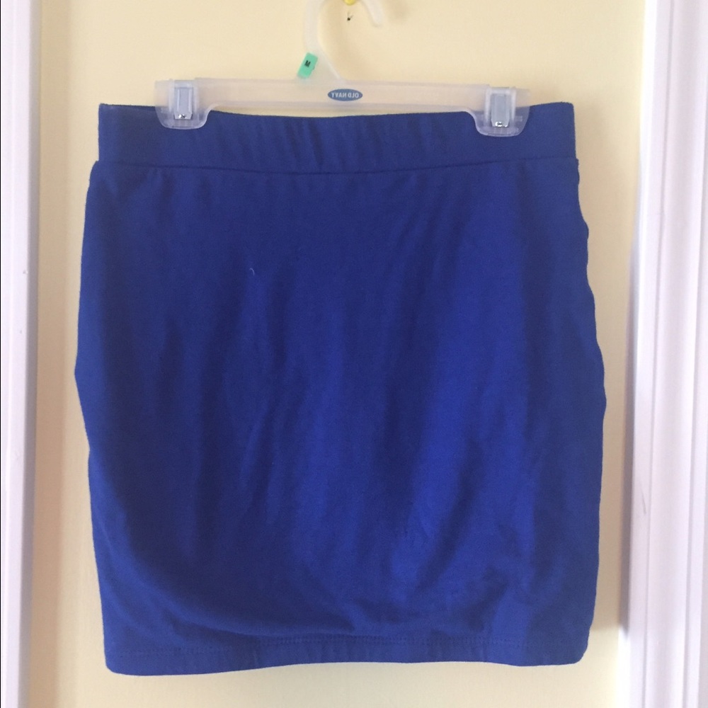 Cute royal blue bando skirt from forever 21