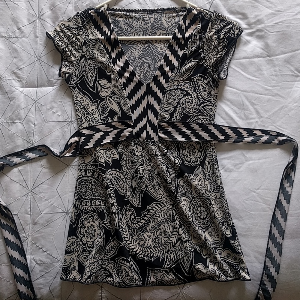 Fun Patterned Blouse
