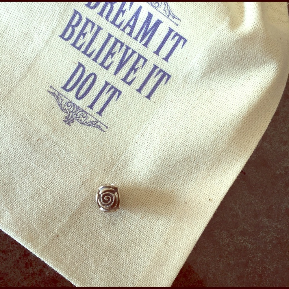 Rose Pandora Charm