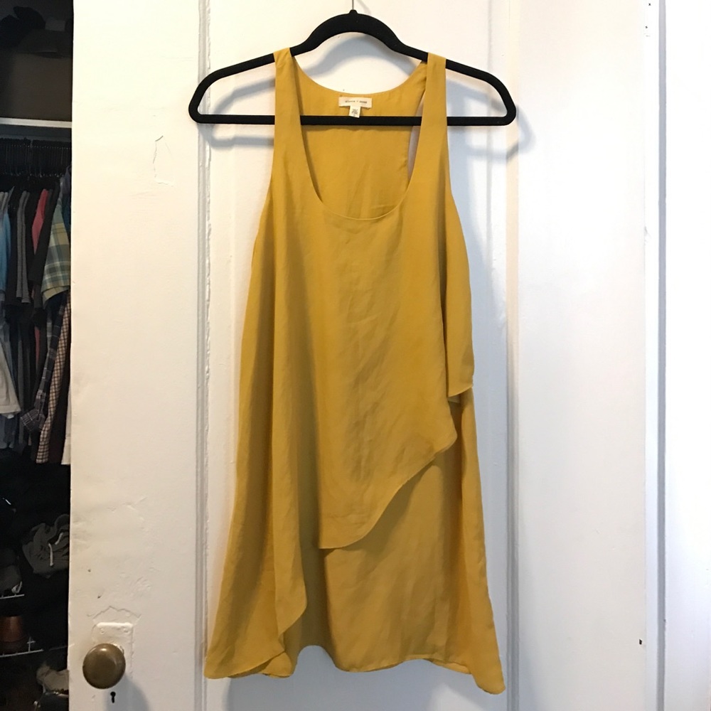 Anthropologie asymmetrical dress
