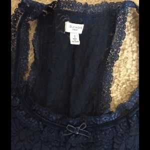 Gilly Hicks Tops - Lace Racer Back Tank Top Gilly Hicks Tops - Lace Racer Back Tank Top