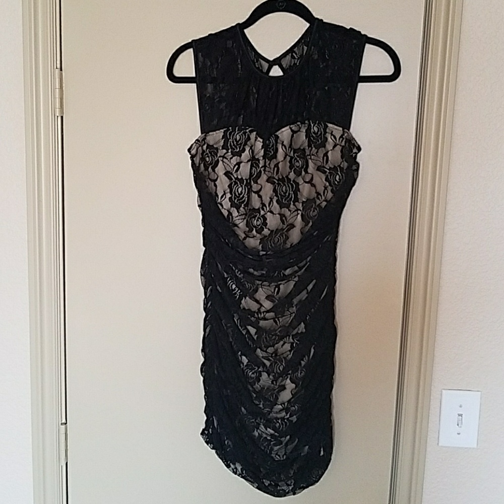 Lace mini dress
