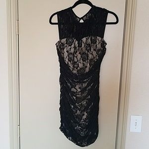 Lace mini dress