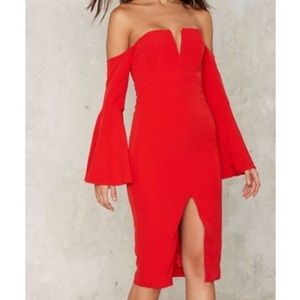 Bardot dress off the shoulder