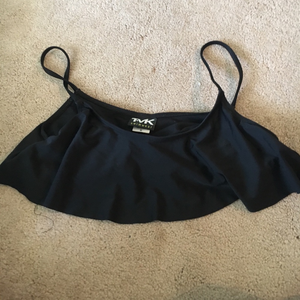 Black bikini top