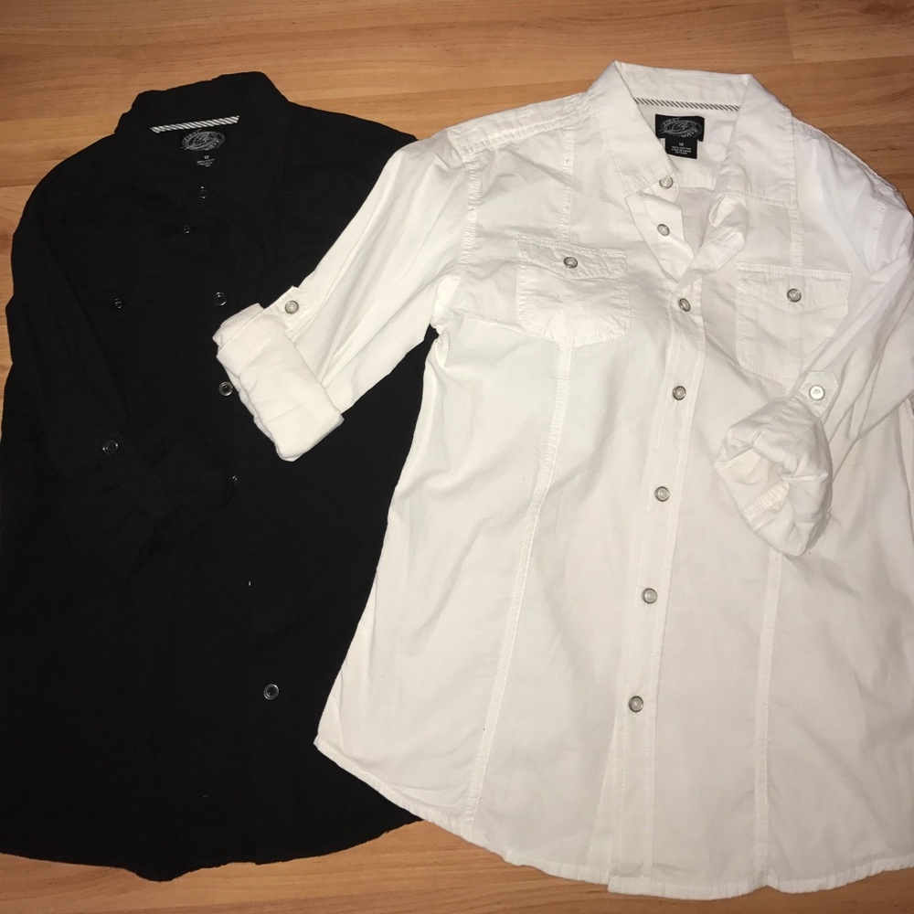 2 boys First Wave shirts