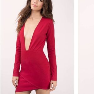 Red Tobi Bodycon Dress
