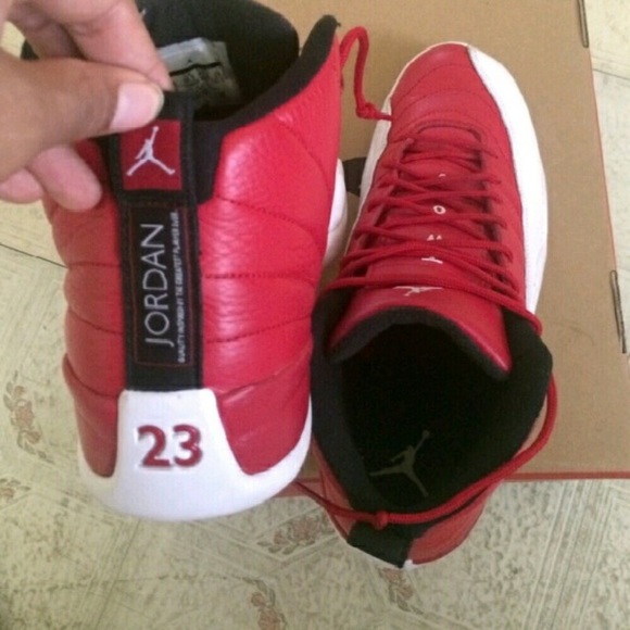 Gym red Jordan 12s