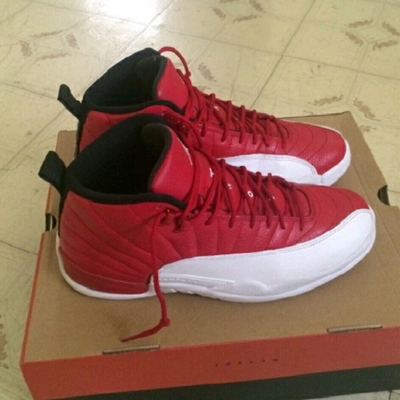 Gym red Jordan 12s
