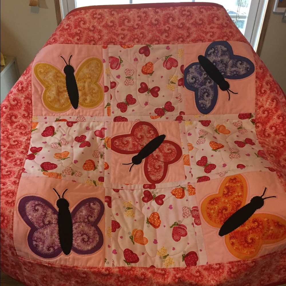Butterflies are Free quilt.