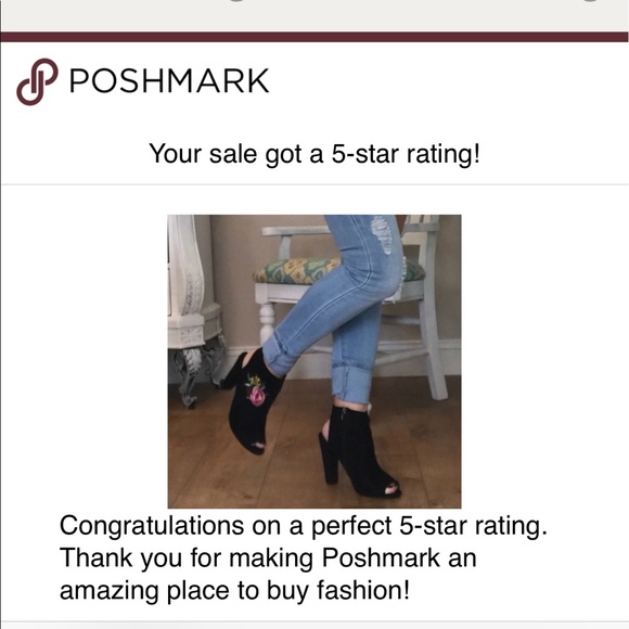 ☕️Black Floral Bootie 🌟 - Picture 7 of 7