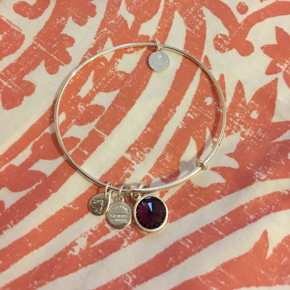 Amethyst Alex and Ani bracelet