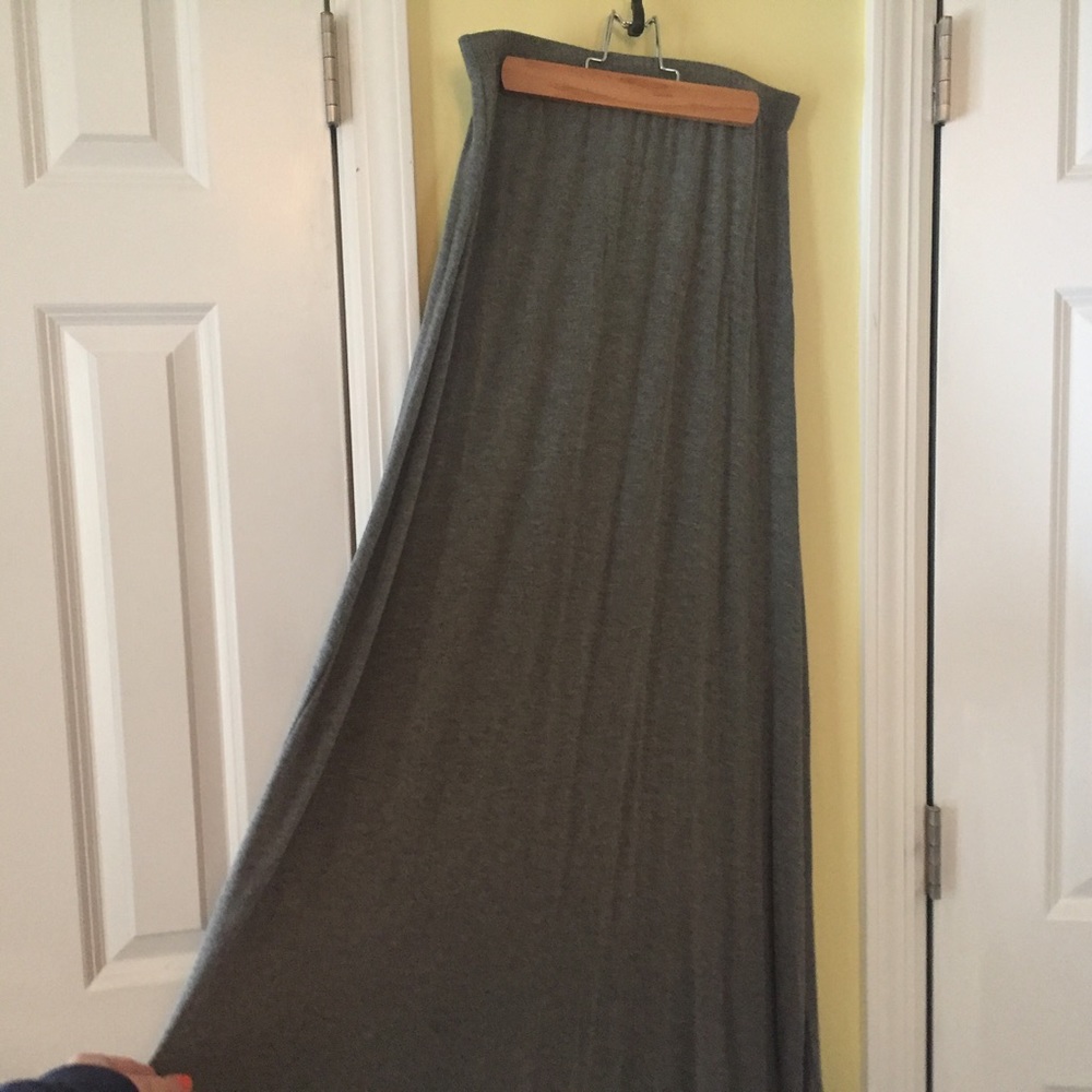 Grey Maxi Skirt