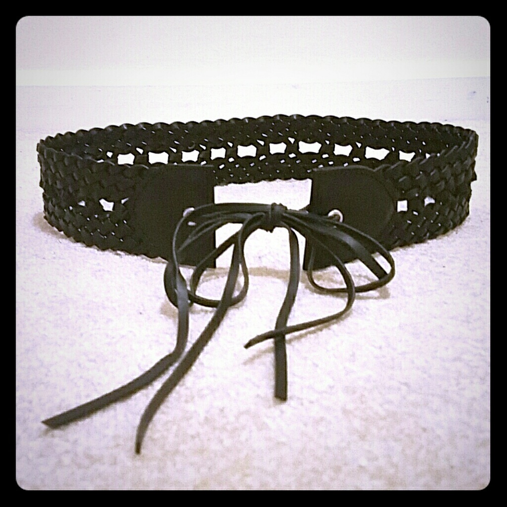 Leather Woven Belt