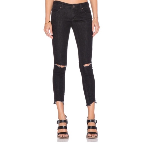 Free People Denim - NWT Free People black ankle jeans
