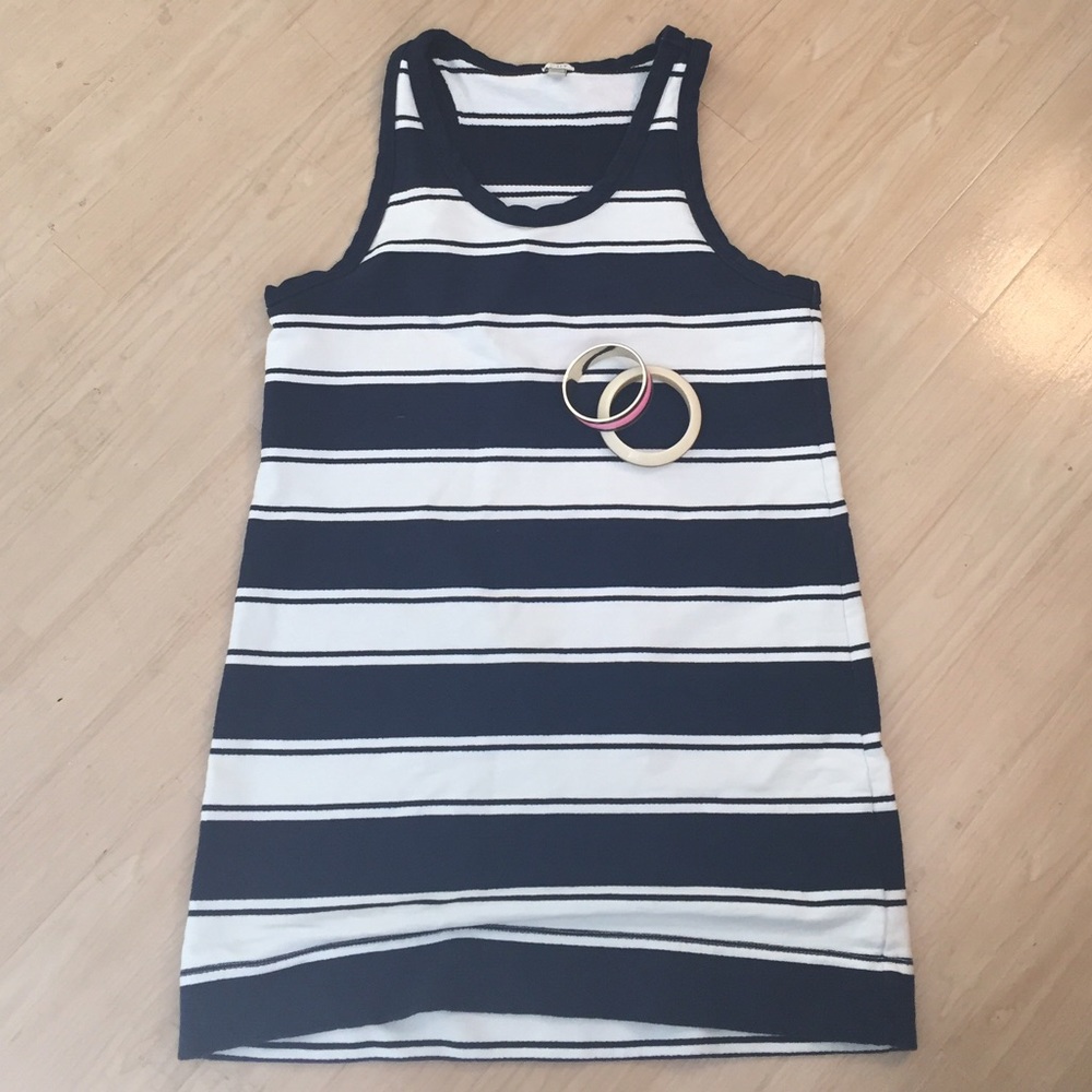 JCrew nautical print beach cover up or dress!