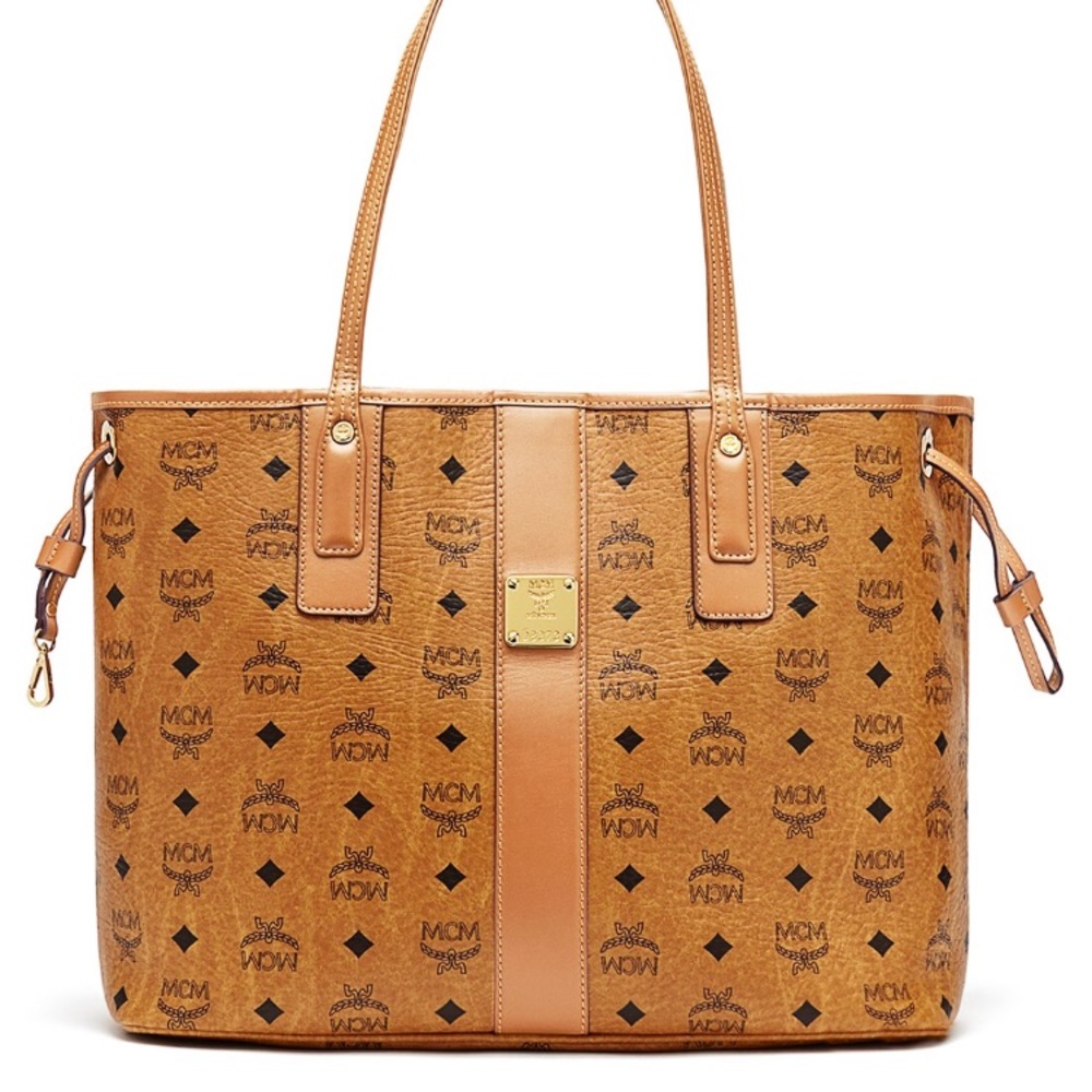 ❤️ MCM ❤ Large Reversible Tote - Cognac