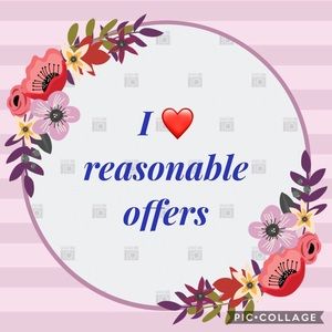 🌺 reasonable offers considered