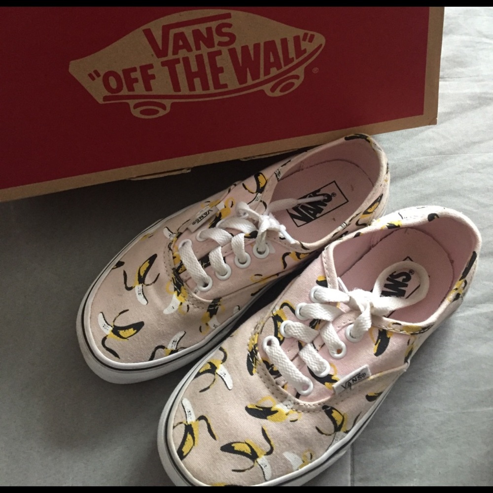 Banana print classic vans